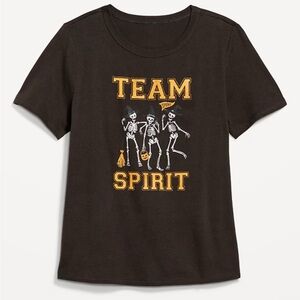 NEW! Old Navy EveryWear Spooky Skeleton Crew Graphic Cotton T-Shirt (Large)-NWT
